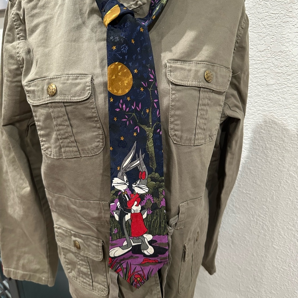 Looney Tunes Bugs Bunny handmade Tie